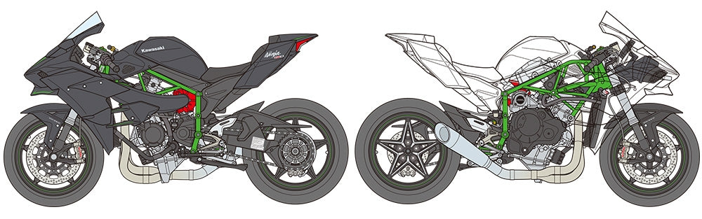 Tamiya 14131 Kawasaki Ninja H2R 1/12 – image 12