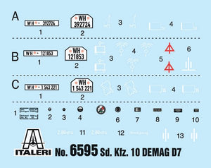 Italeri 6595 Sd. Kfz. 10 Demag D7 avec canon de 7,5 cm leIG 18 et équipage au 1/35 – image 6