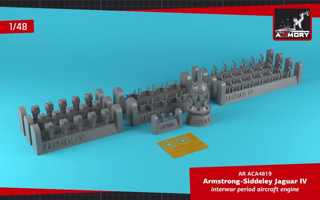 Armory Models ACA4819 AS Jaguar-IV aircraft engine 1/48 – image 2