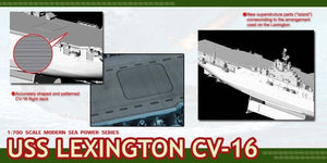 Dragon 7051 USS Lexington CV-16 1/700 – image 6