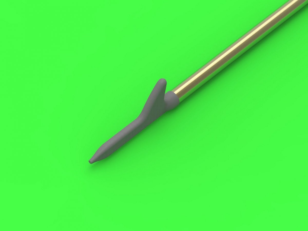 Master AM-48-156 American WWII Pitot Tube - &amp;quot;Shark Fin&amp;quot; Type (1 pc.) - used on P-36, P-39, P-40, P-47, A-36, B-239, T-6, B-25 and many others 1/48