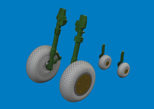 Eduard 6481058 P-40E wheels cross tread Eduard 1/48 – obrázek 3