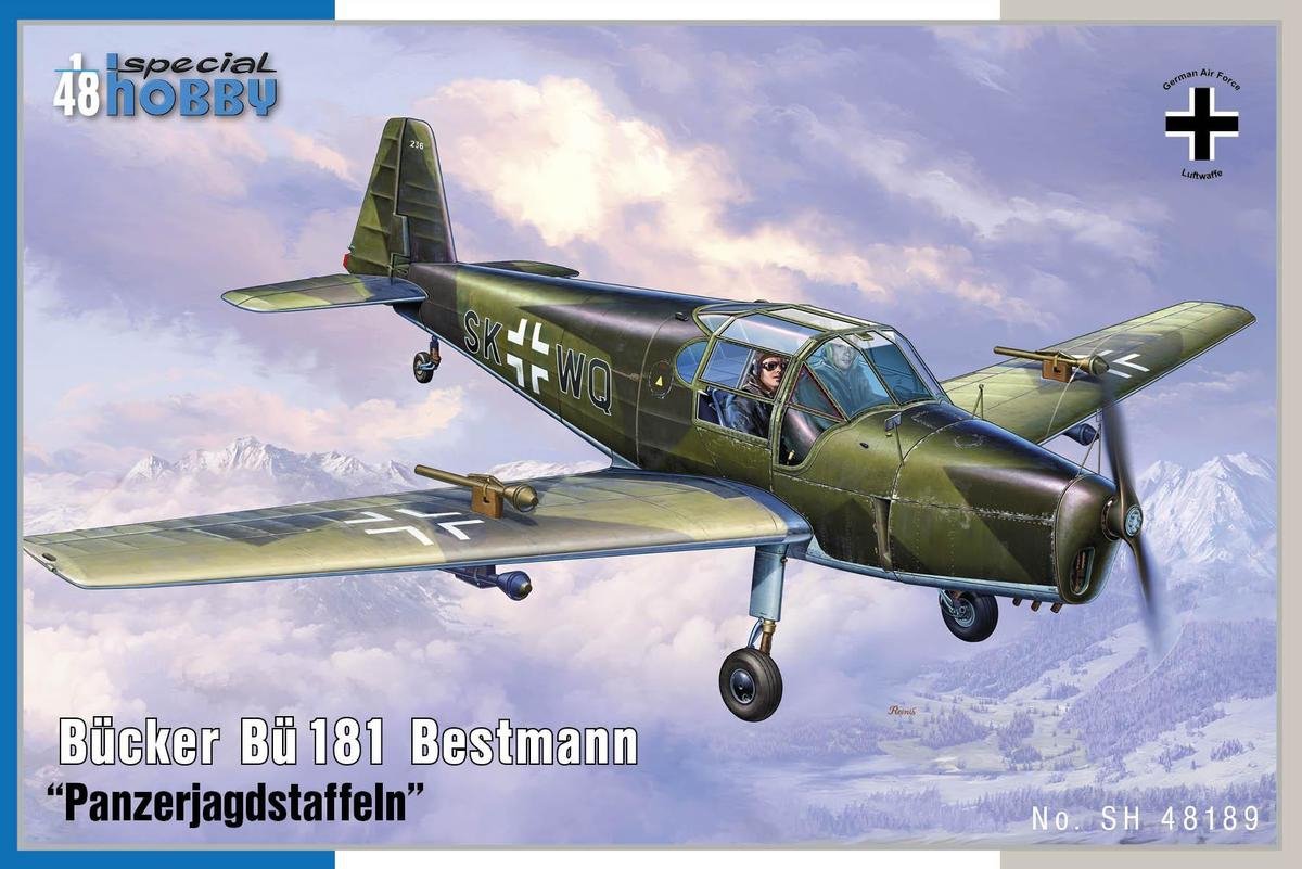 Special Hobby 48189 Bucker Bu 181 Bestmann &amp;quot;Panzerjagdstaffeln&amp;quot; 1/48