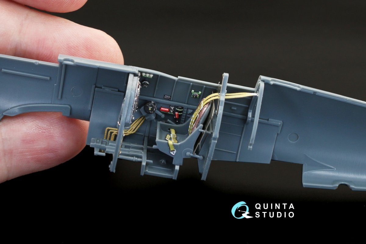Quinta Studio QD48119 Spitfire Mk.IX 3D-Printed &amp;amp; colored Interior on decal paper (for Eduard kit) 1/48 – Bild 6
