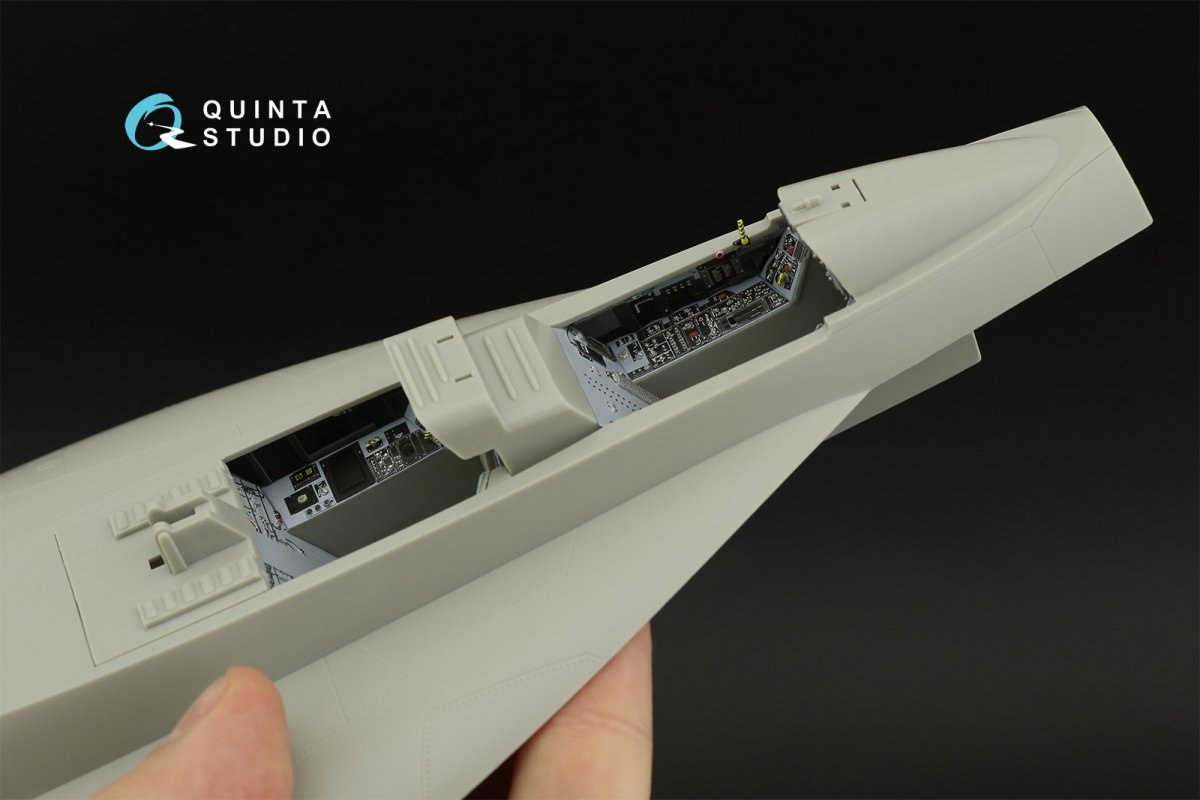 Quinta Studio QD32123 F/A-18F early 3D-Printed &amp;amp; colored Interior on decal paper (Trumpeter) 1/32 – Bild 12