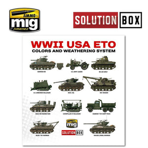 AMMO of Mig Jimenez 7700 WW II AMERICAN ETO SOLUTION BOX – obrázek 6