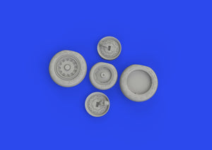 Eduard 648934 J-35 Draken wheels Type 1 HASEGAWA 1/48 – image 3