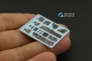 Quinta Studio QDS-32110 F/A-18A 3D-Printed &amp;amp; colored Interior on decal paper (Academy) (Small version) 1/32 – image 4