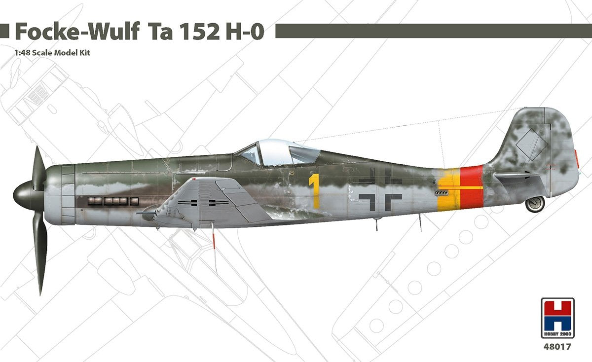 Hobby 2000 48017 Focke-Wulf Ta 152 H-0 (DRAGON + CARTOGRAF) 1/48