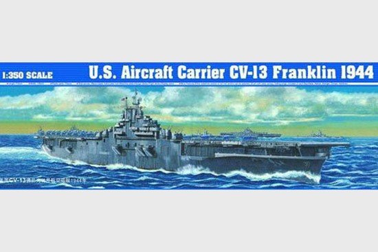 Trumpeter 05604 US Aircraft Carrier CV-13 Franklin 1944 (1/350)