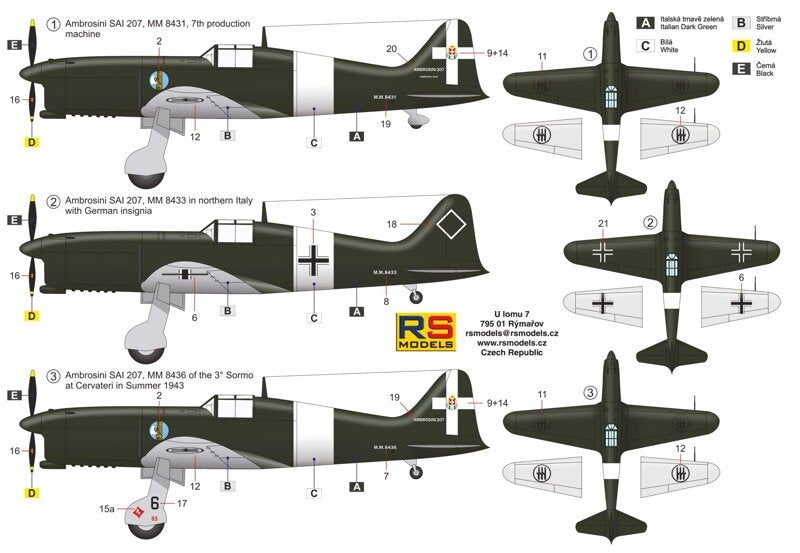 RS Models 92267 Ambrosini SAI.207 1/72 – image 5