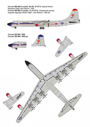 Roden 348 Convair NB/XB-36H Crusader 1/144 – image 2