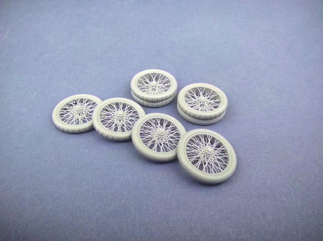 Copper State Models A35-002 Lanchester Wire Wheels 1/35