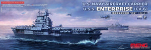 Meng Model PS-005 US Navy aircraft carrier Enterprise (CV-6) 1/700