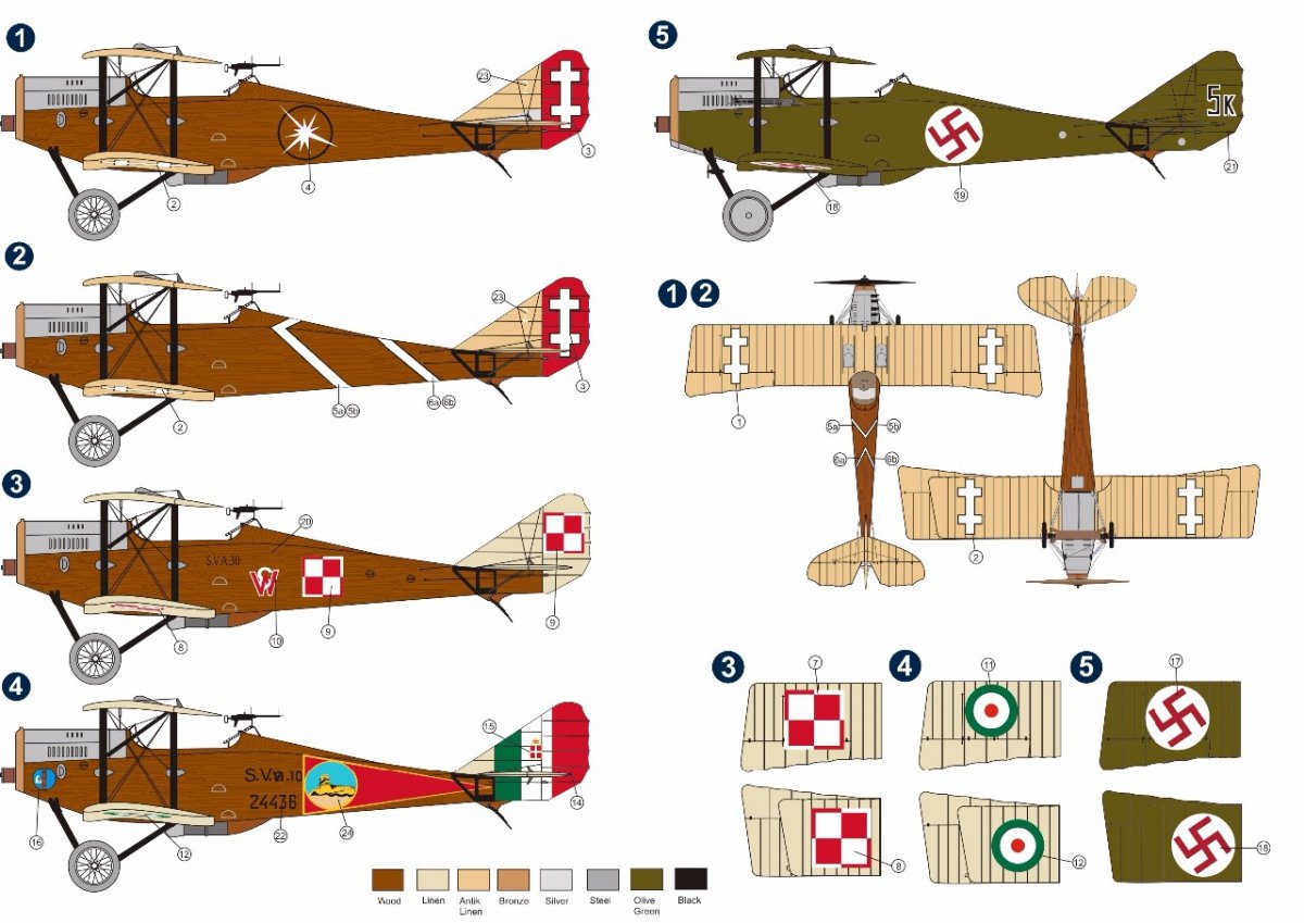 Fly 48010 Ansaldo SVA10 1/48 – imagen 3