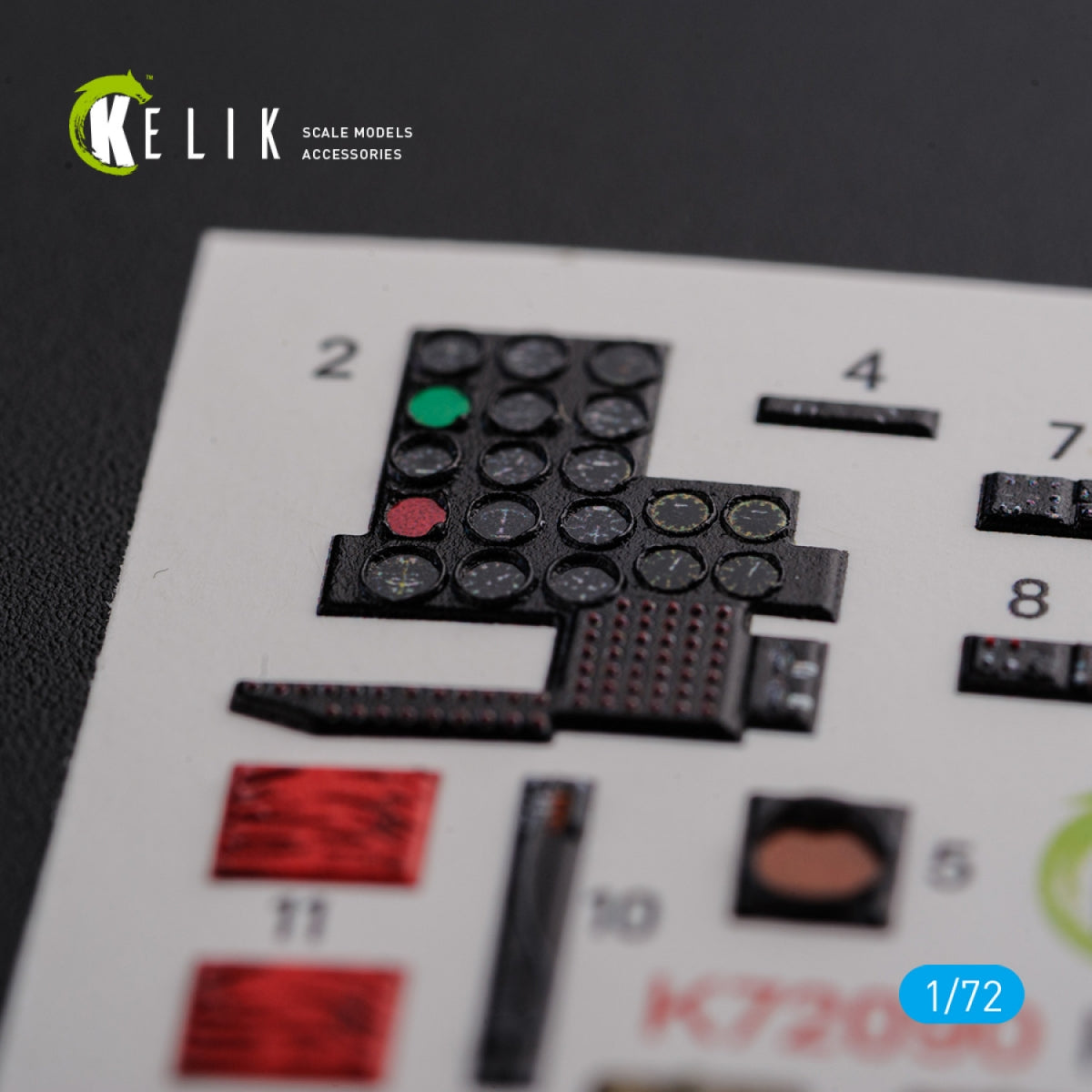 KELIK K72090 F-89 D/J Scorpion interior 3D decals for Revell kit 1/72 – imagen 3