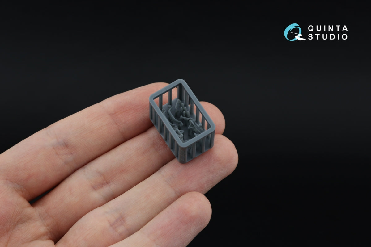 Quinta Studio QD+35139 Land Rover 88 series II family 3D-Printed &amp;amp; colored Interior on decal paper (AK Interactive) (with 3D-printed resin parts) 1/35 – obrázek 7