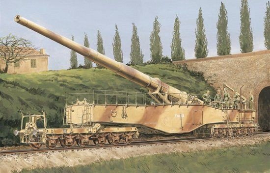 Dragon 6200 German Railway Gun 28 cm K5(E) 1/35 – obrázek 2