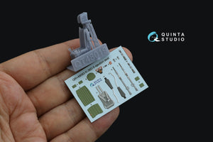 Quinta Studio QR+48063 K-36D-5 ejection seat (for Su-35, Su-57 aircraft) (All kits) 1/48 – Bild 2