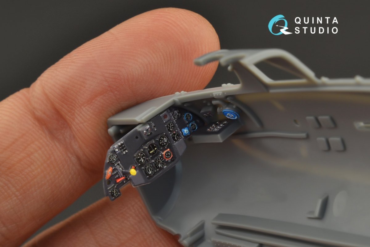 Quinta Studio QD48241 Me 163B 3D-Printed &amp;amp; colored Interior on decal paper (GasPatch models) 1/48 – image 7