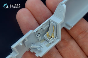 Quinta Studio QD48177 Bf 109E 3D-Printed &amp;amp; colored Interior on decal paper (for Airfix kit) 1/48 – immagine 4
