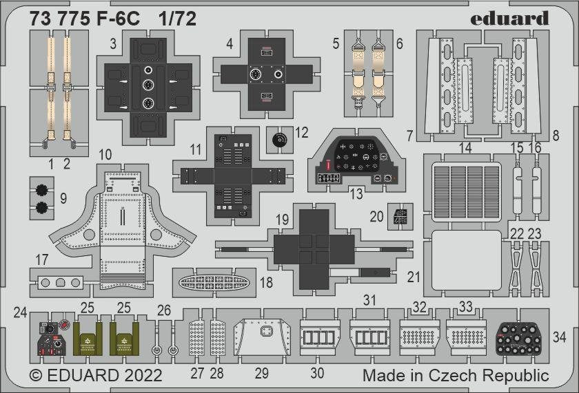 Eduard 73775 F-6C ARMA HOBBY 1/72