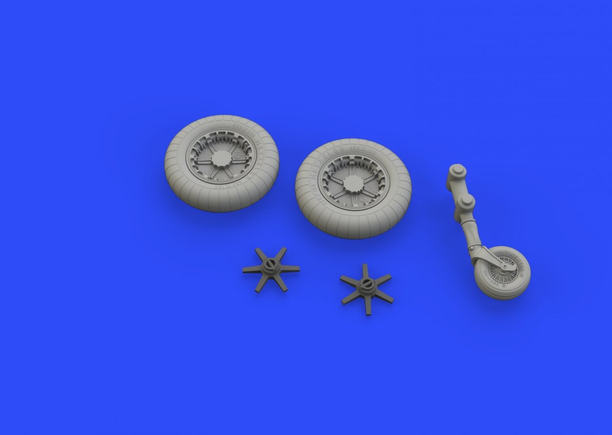 Eduard 648295 Bf 109G-2 wheels EDUARD 1/48 – image 6
