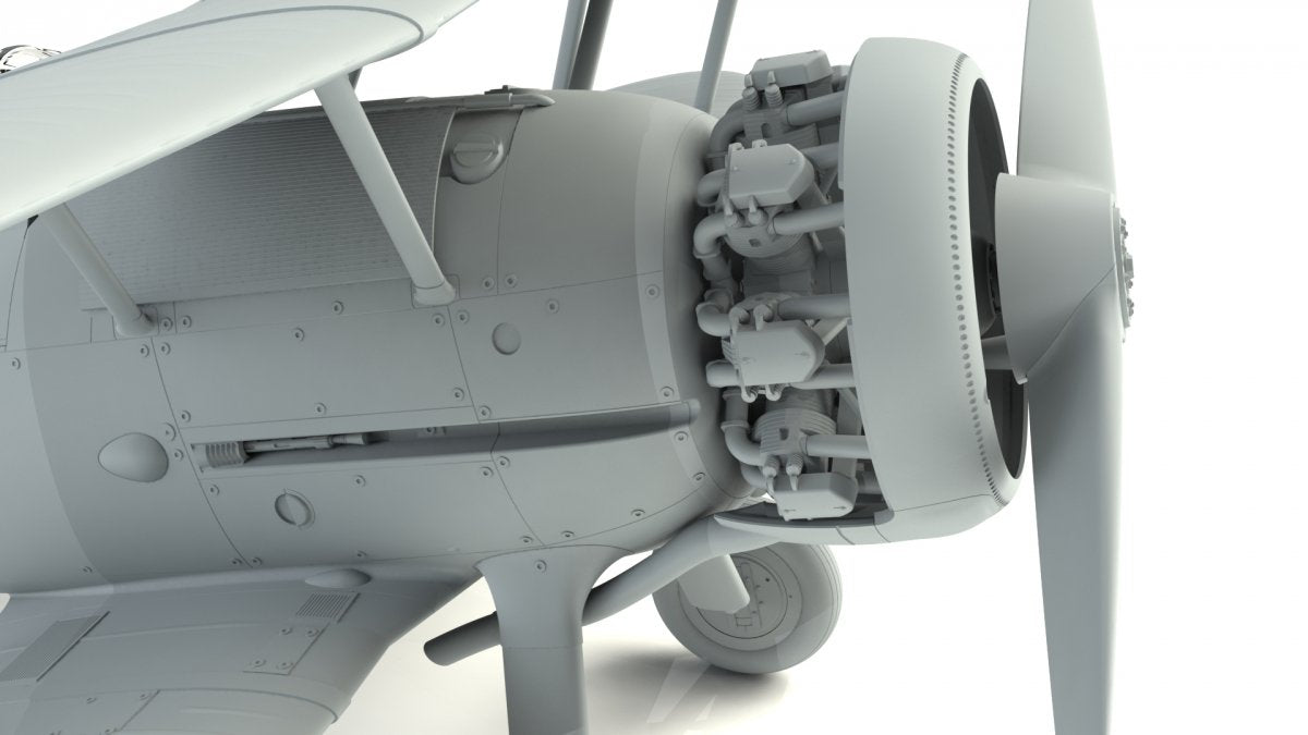 ICM 32040 Gloster Gladiator Mk.I, WWII British Fighter 1/32 – zdjęcie 9