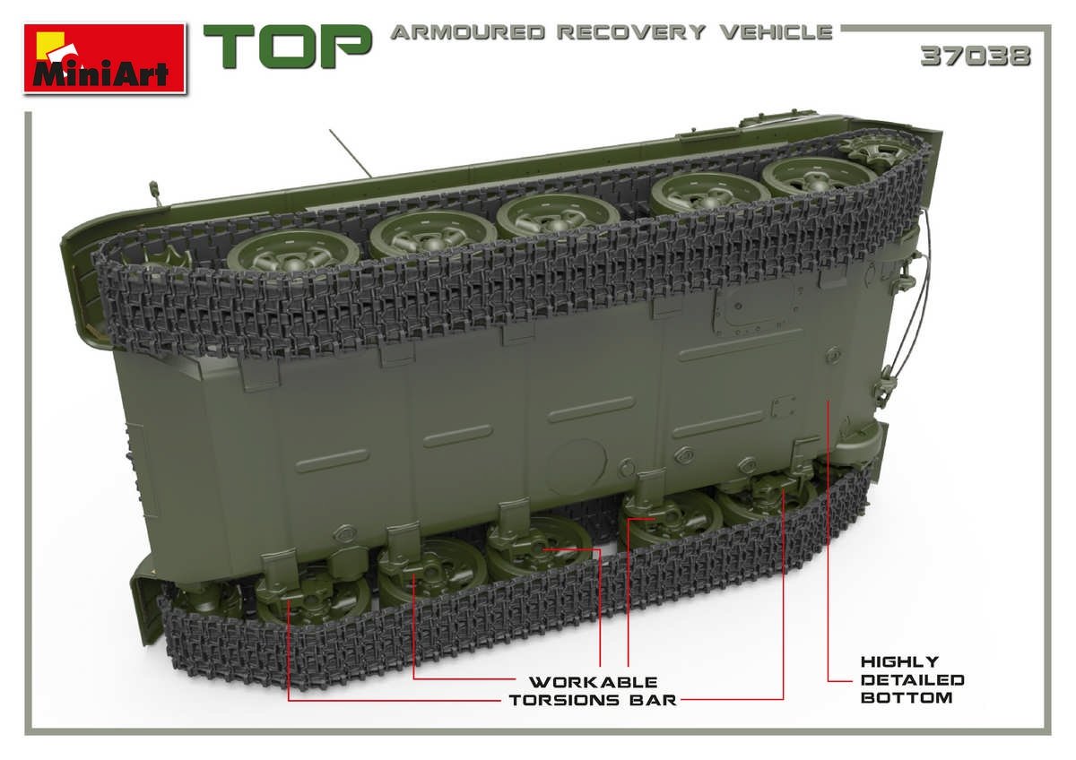 MiniArt 37038 TOP ARMORED RECOVERY VEHICLE 1/35 – Bild 5