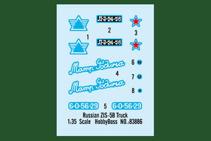 Hobby Boss 83886 Russian ZIS-5B Truck 1/35 – Bild 4