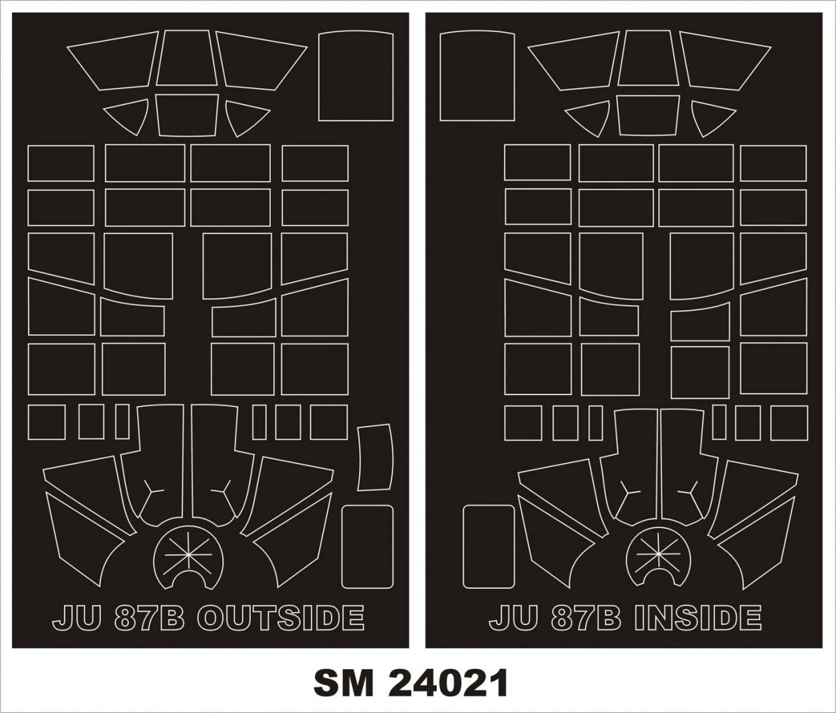 Montex SM24021 Ju-87B-2 TRMPETER 1/24