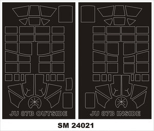 Montex SM24021 Ju-87B-2 TRMPETER 1/24