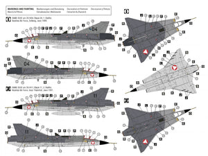 Hobby 2000 72056 Saab 35ÖE/35FS Draken (HASEGAWA + CARTOGRAF + MASKS) 1/72 – image 2