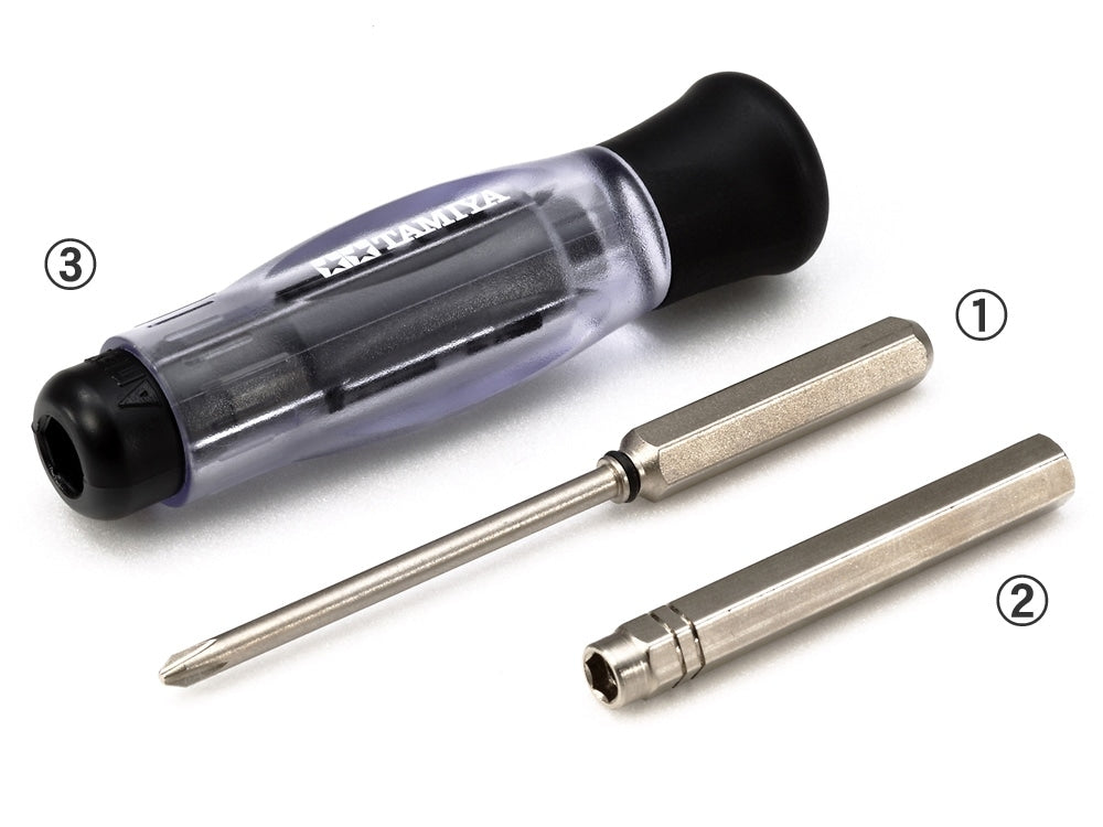 Tamiya 74131 MINI 4WD (+) SCREW &amp;amp; NUT DRIVER SET PRO