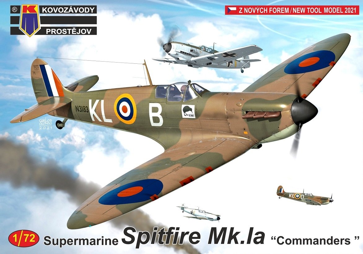 Kovozavody Prostejov KPM0262 Spitfire Mk.Ia “Commanders” 1/72