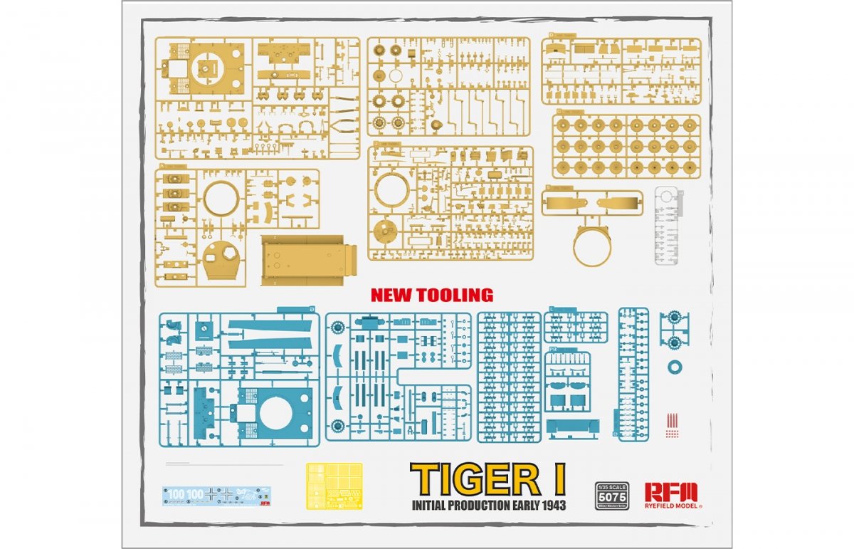 Rye Field Model 5075 Tiger I Initial Production Early 1943 1/35 – imagen 4