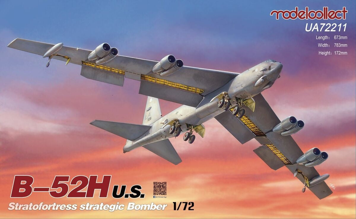 Modelcollect UA72211 B-52H US Stratofortress Strategic Bomber 1/72