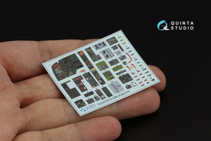 Quinta Studio QD48258 A(B)-26B 3D-Printed &amp;amp; colored Interior on decal paper (ICM) 1/48 – image 4