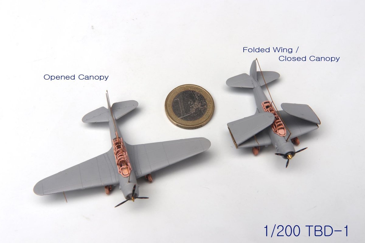 MK1 Design MS-20018 WW II USS DECK PLANE SET for CV-6 Enterprise 1/200 – Bild 12