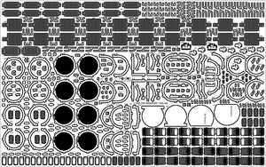 Pontos 35026FB USS BB-63 Missouri 1945 Detail Up Set (Deck Blue 20B stained wooden deck) 1/350 – Bild 17