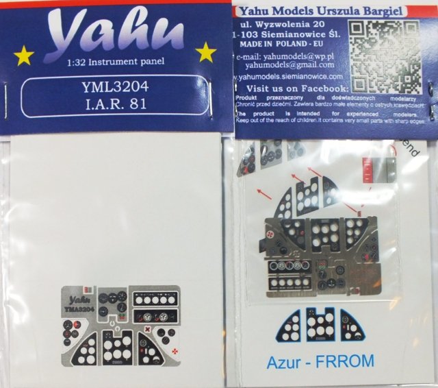 Yahu YML3204 IAR 81 (Azur FRROM) 1/32