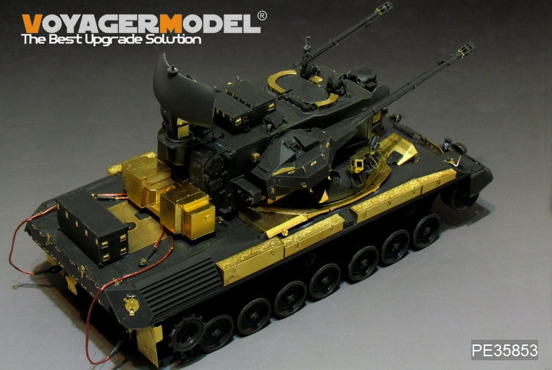 Voyager Model PE35853 Modern German Cheetah A2 SPAAG Basic For MENG TS-030 1/35 – obrázek 4