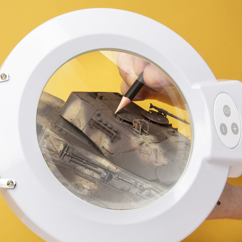 Lightcraft LC8072LED-EU Pro XL Magnifier LED Lamp with Dimmer / Lampa powiększająca LED z przyciemniaczem – zdjęcie 4