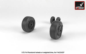 Armory Models AW72329 F-4 Phantom-II wheels w/ weighted tires, mid 1/72 – image 2