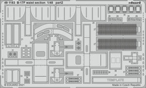 Eduard 491183 B-17F waist section HKM 1/48 – obrázek 2