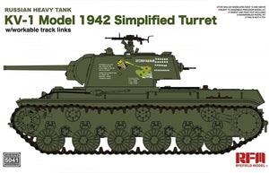 Maquette Rye Field 5041 KV-1 Modèle 1942 Tourelle simplifiée 1/35
