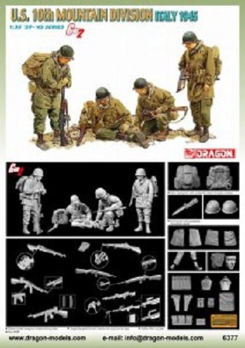 Dragon 6377 US 10th Mountain Division Italy 1945 (1/35) – obrázek 2