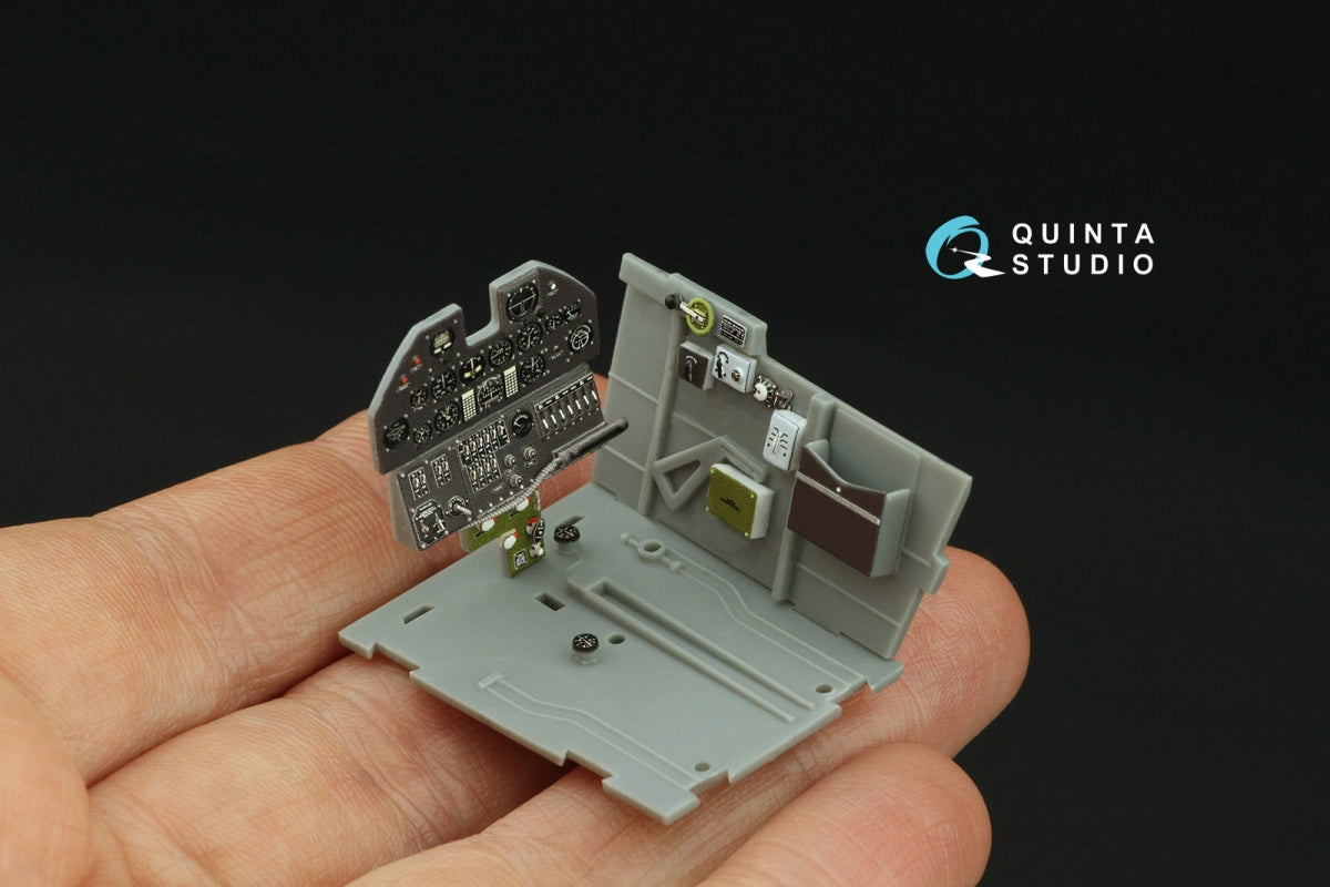 Quinta Studio QD32122 P-40E War Hawk 3D-Printed &amp;amp; coloured Interior on decal paper (Trumpeter) 1/32 – zdjęcie 9