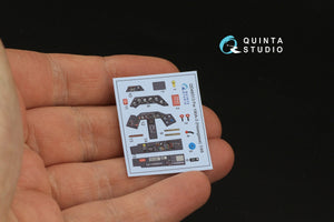 Quinta Studio QD48313 Fw 190A-3 3D-Printed &amp;amp; colored Interior on decal paper (Hasegawa) 1/48 – Bild 3
