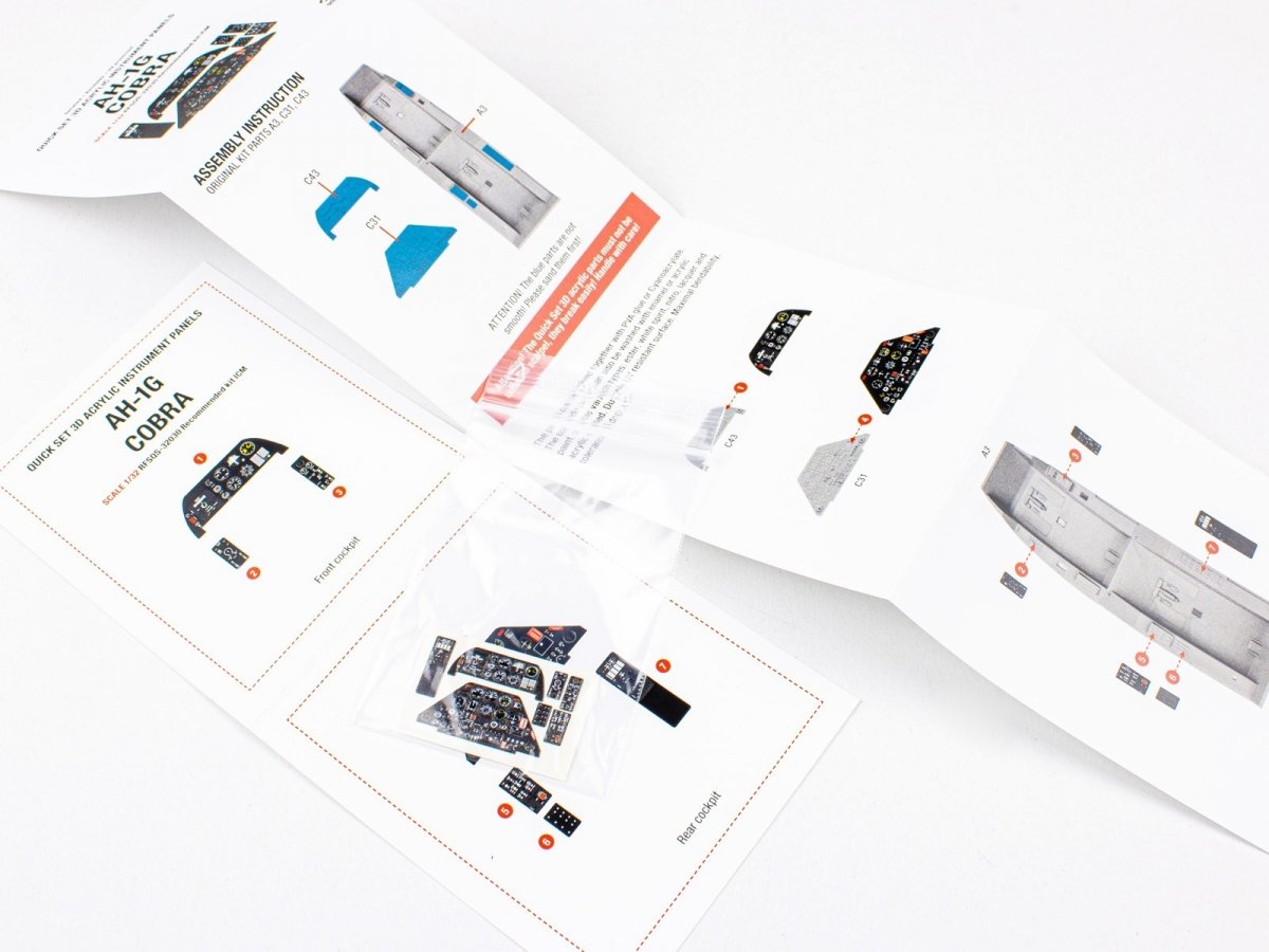 Red Fox Studio QS-32030 AH-1G Cobra (Early) ICM 1/32 – image 2